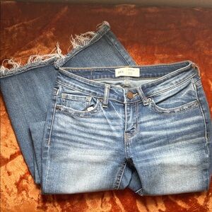 BKE low rise straight leg blue jeans